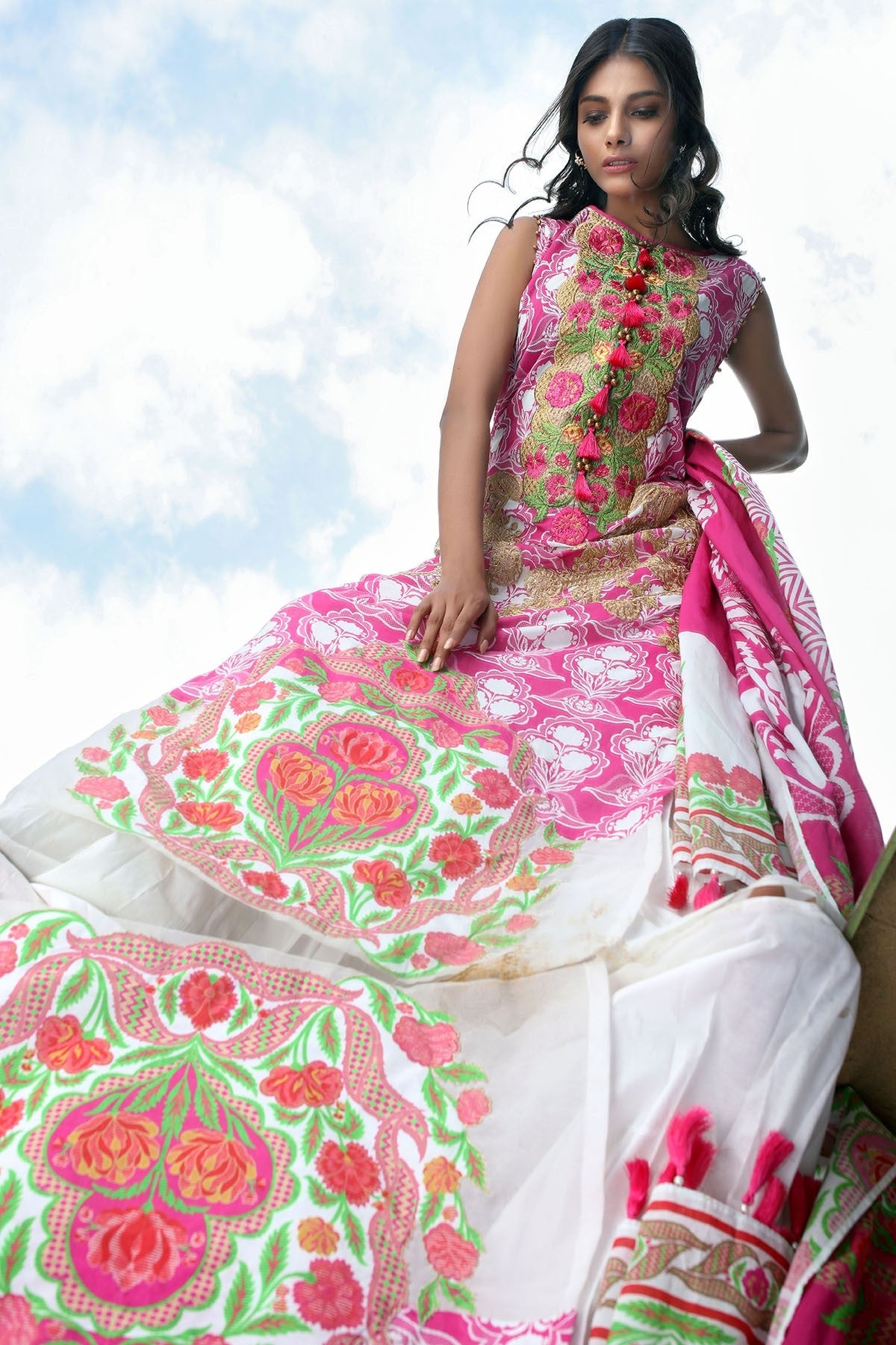 alkaram lawn ss58 pink