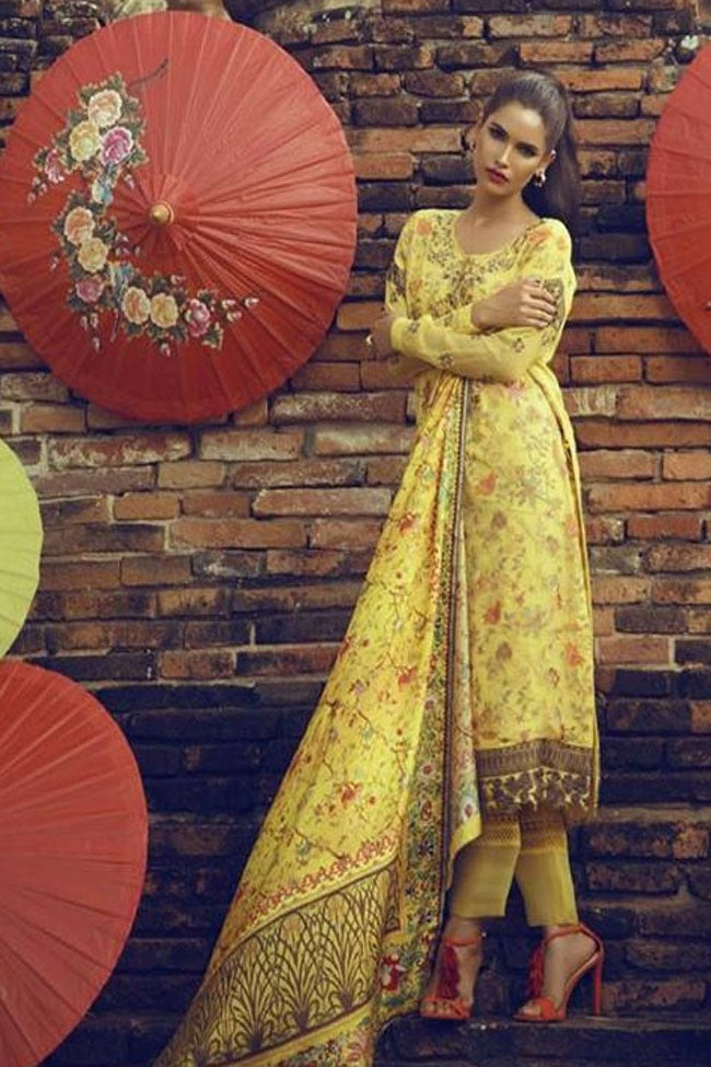 Tena Durrani Formals Collection'17-Marigold-11
