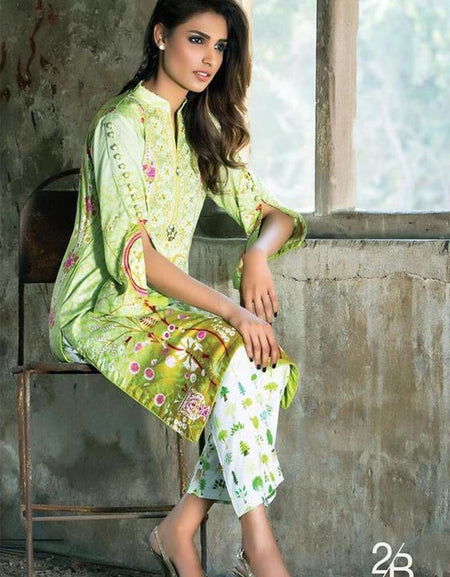 Tunic Winter Embroidered Two Piece Collection By AlZohaib-D2B