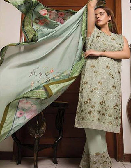 Zunairi Luxury Embroidered Chiffon Collection-D-07