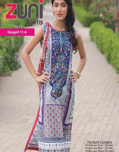 Zuni Lawn Kurti Collection-D-11A
