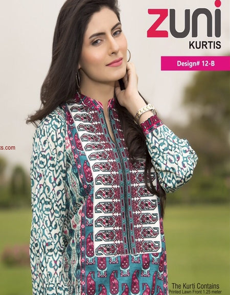Zuni Lawn Kurti Collection-D-12B