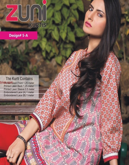 Zuni Lawn Kurti Collection-D-5A